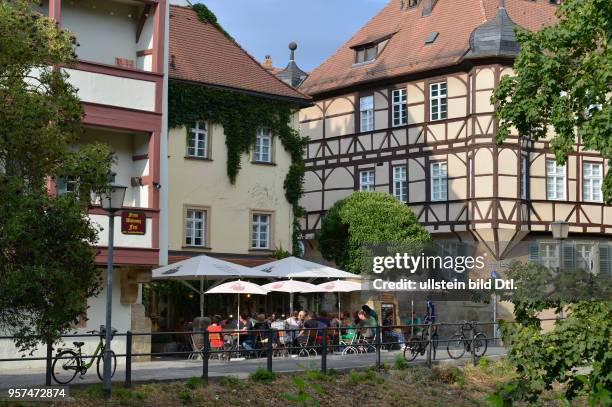 Gasthaus Weinfass, Habergasse, Altstadt, Bamberg, Bayern, Deutschland