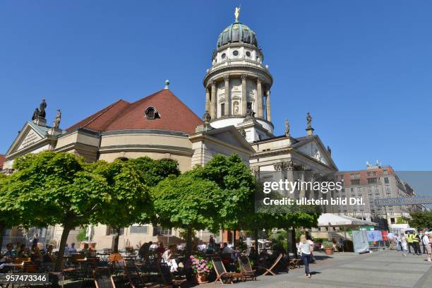 Franzoesischer Dom, Gendarmenmarkt, Mitte, Berlin, Deutschland / Französischer