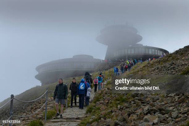 Wanderweg, Polnische Baude, Schneekoppe, Riesengebirge, Polen