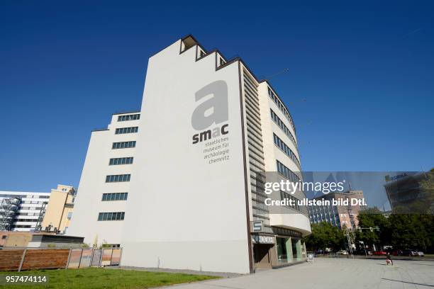 Kaufhaus Schocken, Staatliches Museum fuer Archaelogie smac, Brueckenstrasse Chemnitz, Sachsen, Deutschland / Archäologie