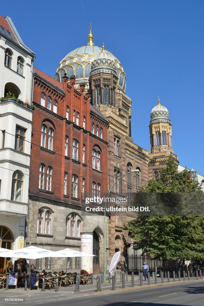 Synagoge Oranienburger Strasse Mitte Berlin Deutschland