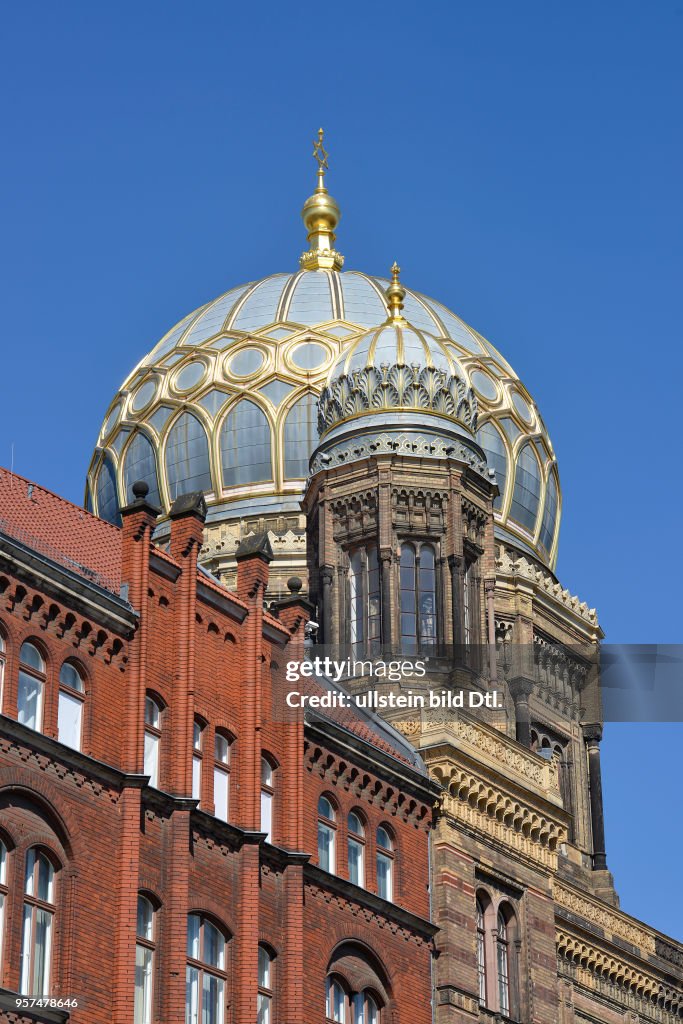 Synagoge Oranienburger Strasse Mitte Berlin Deutschland