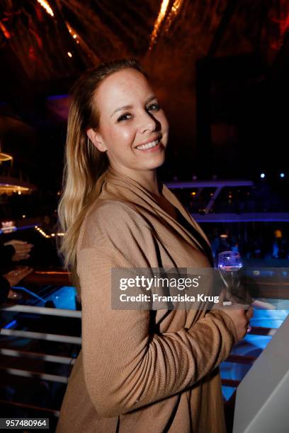 Isabel Edvardson during the naming ceremony of the cruise ship 'Mein Schiff 1' on May 11, 2018 in Hamburg, Germany.