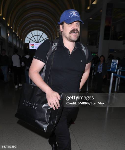 David Harbour is seen on May 11, 2018 in Los Angeles, CA.