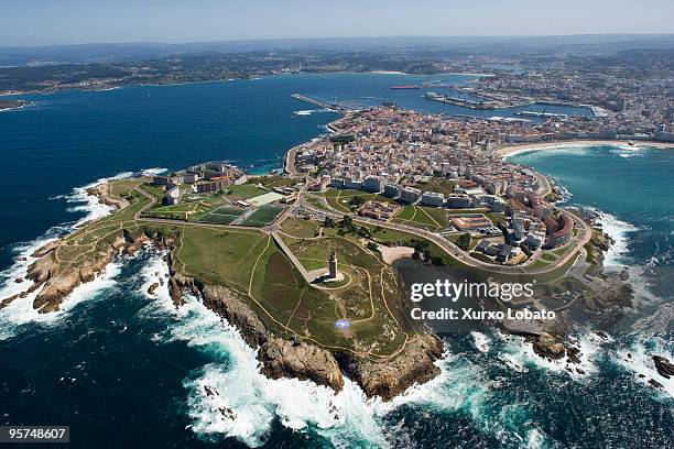 a coruna - a coruña stock-fotos und bilder