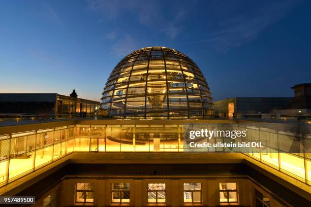 Kuppel, Reichstag, Tiergarten, Mitte, Berlin, Deutschland