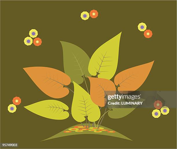 bush - tendril stock illustrations