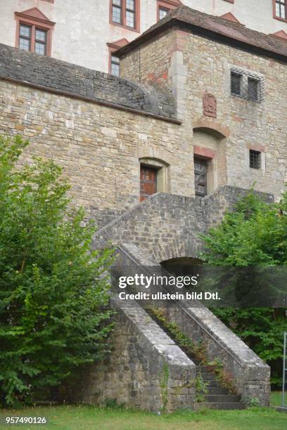 Treppe, Festung Marienberg, Wuerzburg, Bayern, Deutschland / Würzburg