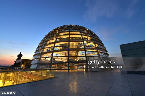 Kuppel, Reichstag, Tiergarten, Mitte, Berlin, Deutschland