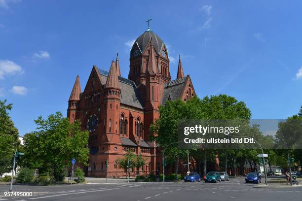 Heilig-Kreuz-Kirche, Zossener Strasse, Kreuzberg, Berlin, Deutschland