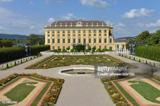 Kronprinzengarten, Schloss Schoenbrunn, Wien, Oesterreich
