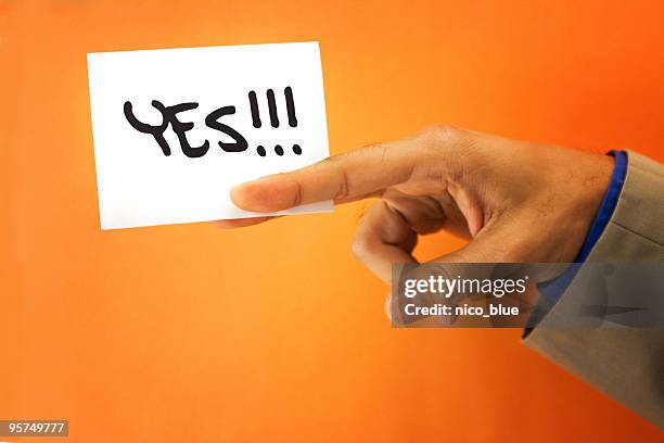 yes!!! - blue yes stock pictures, royalty-free photos & images