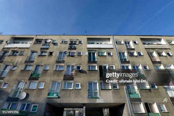 Plattenbau, Plac Nowy Targ, Breslau, Niederschlesien, Polen