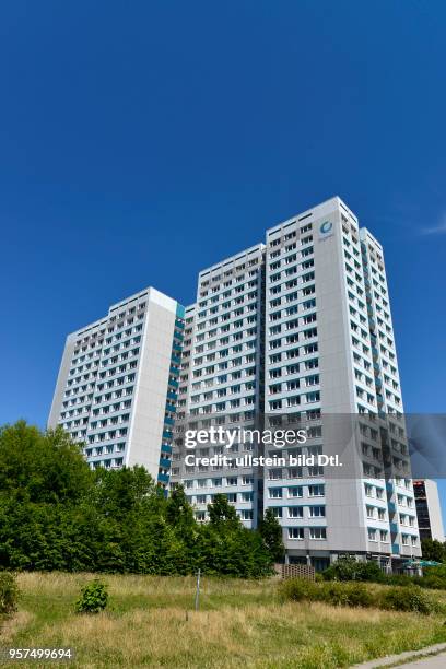 Wohnhaus, Allee der Kosmonauten, Marzahn, Berlin, Deutschland