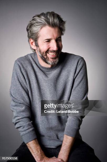 studio portrait of adult male with gray hair - handsome people stock pictures, royalty-free photos & images
