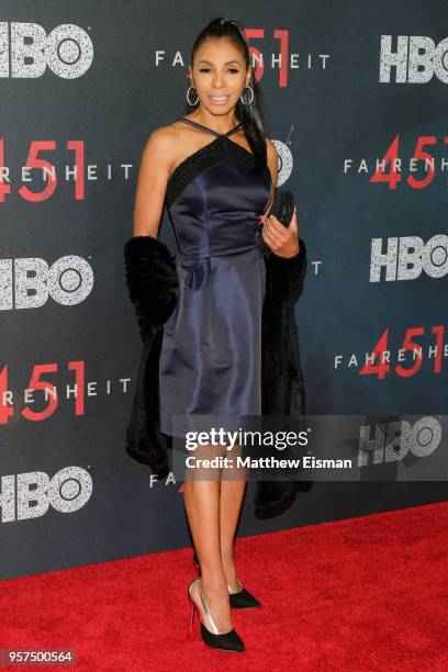 Dancer Khandi Alexander attends the "Fahrenheit 451" New York Premiere at NYU Skirball Center on May 8, 2018 in New York City.