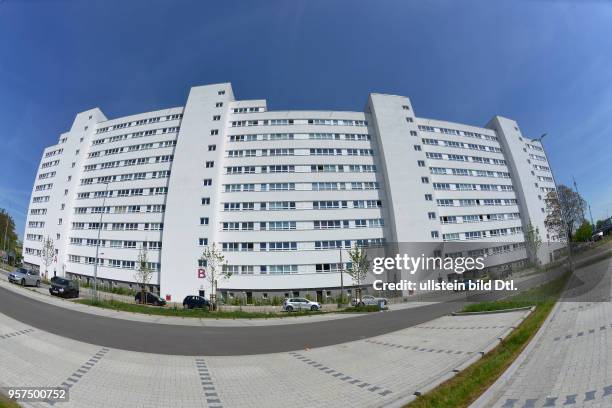 Plattenbau, Q 216, Frankfurter Allee, Lichtenberg, Berlin, Deutschland