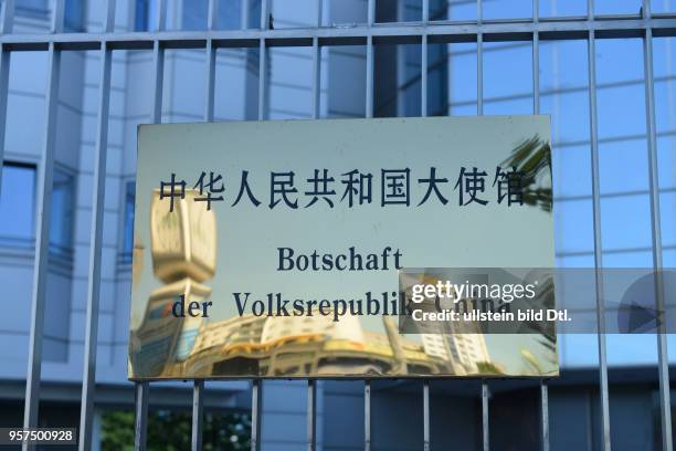 Botschaft China, Brueckenstrasse, Mitte, Berlin, Deutschland