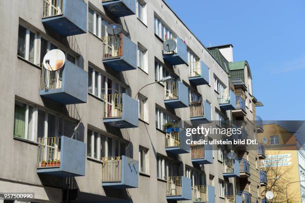 Plattenbau, Plac Nowy Targ, Breslau, Niederschlesien, Polen