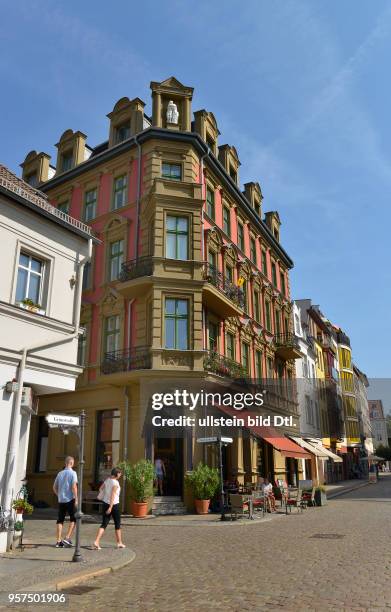 Altbaufassaden, Gruenstrasse, Koepenick, Berlin, Deutschland / Köpenick