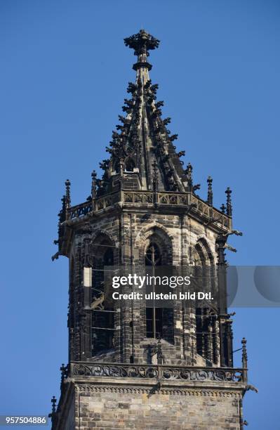 Kirchturm, Magdeburger Dom, Am Dom, Magdeburg, Sachsen-Anhalt, Deutschland