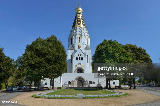 Russische Gedaechtniskirche, Philipp-Rosenthal-Strasse, Leipzig, Sachsen, Deutschland