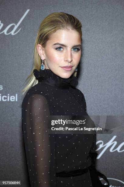 Caroline Daur attends Chopard Secret Night during the 71st annual Cannes Film Festival at Chateau de la Croix des Gardes on May 11, 2018 in Cannes,...