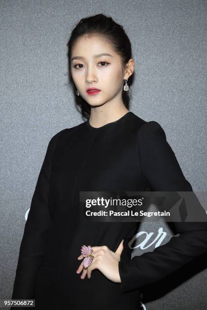 Guan Xiaotong attends Chopard Secret Night during the 71st annual Cannes Film Festival at Chateau de la Croix des Gardes on May 11, 2018 in Cannes,...