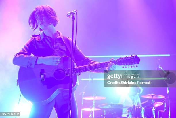 Tom Ogden of Blossoms performs live on stage at O2 Apollo Manchester on May 11, 2018 in Manchester, England.