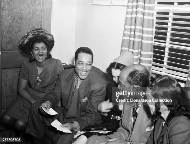 Portrait of Duke Ellington, William P. Gottlieb's home, Maryland, 1941.