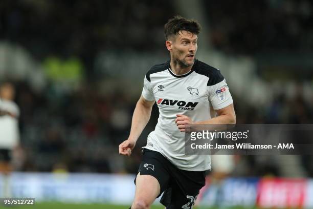 David Nugent of Derby County during the Sky Bet Championship Play Off Semi Final:First Leg match between Derby County and Fulham at iPro Stadium on...