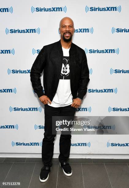 Hip hop recording artist/actor Common visits SiriusXM Studios on May 11, 2018 in New York City.