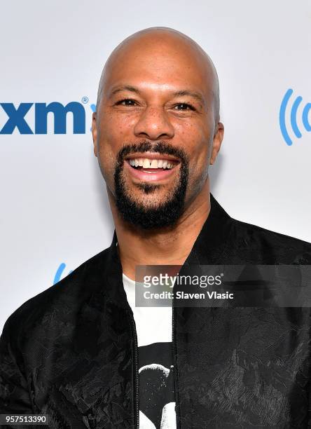Hip hop recording artist/actor Common visits SiriusXM Studios on May 11, 2018 in New York City.