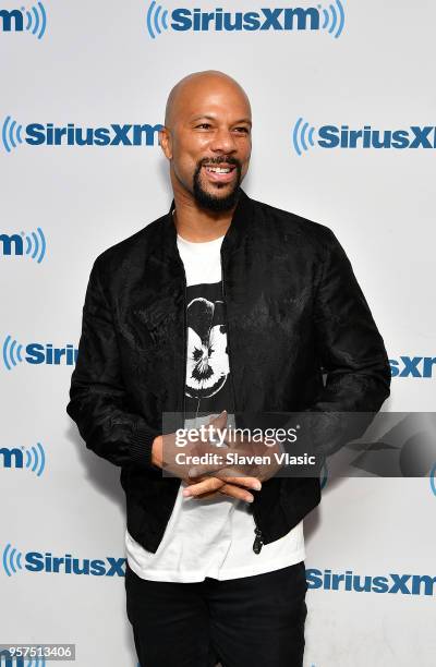 Hip hop recording artist/actor Common visits SiriusXM Studios on May 11, 2018 in New York City.