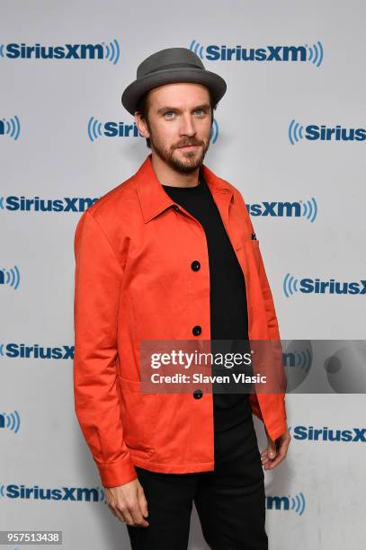 Actor Dan Stevens visits SiriusXM Studios on May 11, 2018 in New York City.