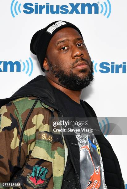 Pianist/record producer Robert Glasper visits Shade 45/Sway at SiriusXM Studios on May 11, 2018 in New York City.