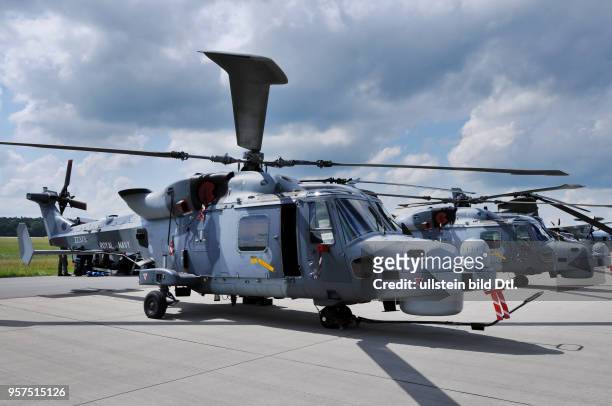 Hubschrauber, Augusta Westland Wildcat HMA2, Royal Navy, ILA, Berlin-Schoenefeld, Deutschland