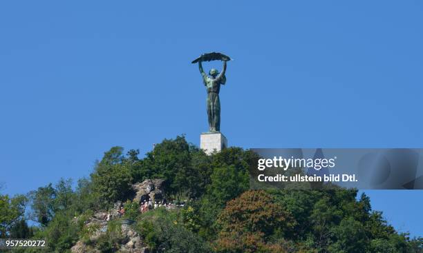 Freiheitsstatue, Gellertberg, Budapest, Ungarn