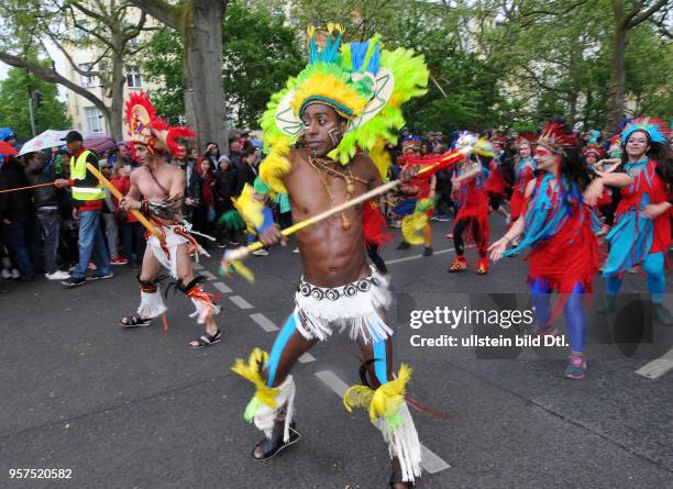 Indianer, Karneval der Kulturen, Kreuzberg, Berlin, Deutschland