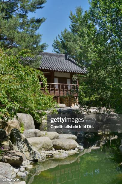 Koreanischer Garten, Erholungspark Marzahn, Blumberger Damm, Marzahn, Berlin, Deutschland