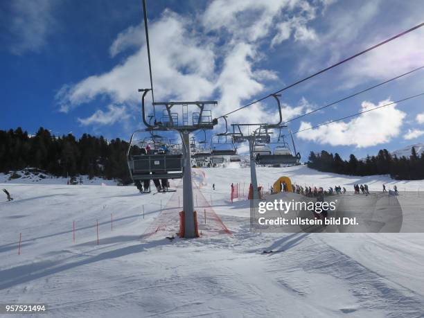 Sessellift, Cima Bianca, Bormio, Sondrio, Lombardei, Italien