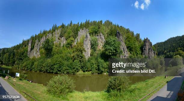 Hans-Heiling-Felsen, Fluss Eger, Tschechien