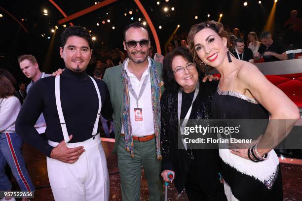 Erich Klann, Alexander-Klaus Stecher, Carol Williams and Judith Williams during the 8th show of the 11th season of the television competition 'Let's...