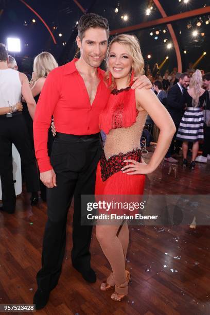 Iris Mareike Steen and Christian Polanc during the 8th show of the 11th season of the television competition 'Let's Dance' on May 11, 2018 in...