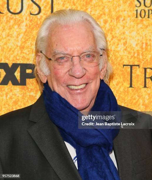 Donald Sutherland attends For Your Consideration Event For FX's "Trust" on May 11, 2018 in North Hollywood, California.