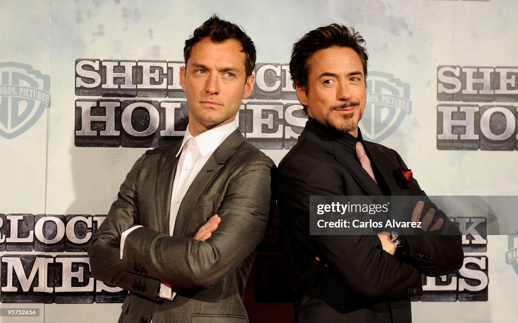 'Sherlock Holmes' Photocall in Madrid