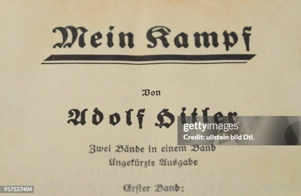 Buch, Adolf Hitler, Mein Kampf