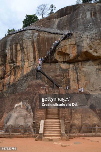 Treppe, Loewenfelsen, Sigiriya, Sri Lanka