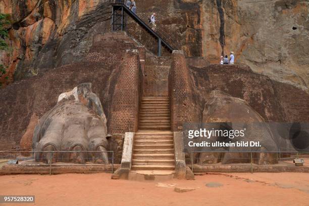 Treppe, Loewenfelsen, Sigiriya, Sri Lanka
