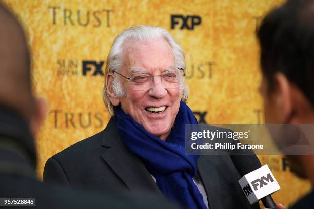 Donald Sutherland attends the For Your Consideration Event for FX's "Trust" at Saban Media Center on May 11, 2018 in North Hollywood, California.